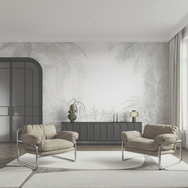 Fondo blanco con plantas Fondo blanco con plantas