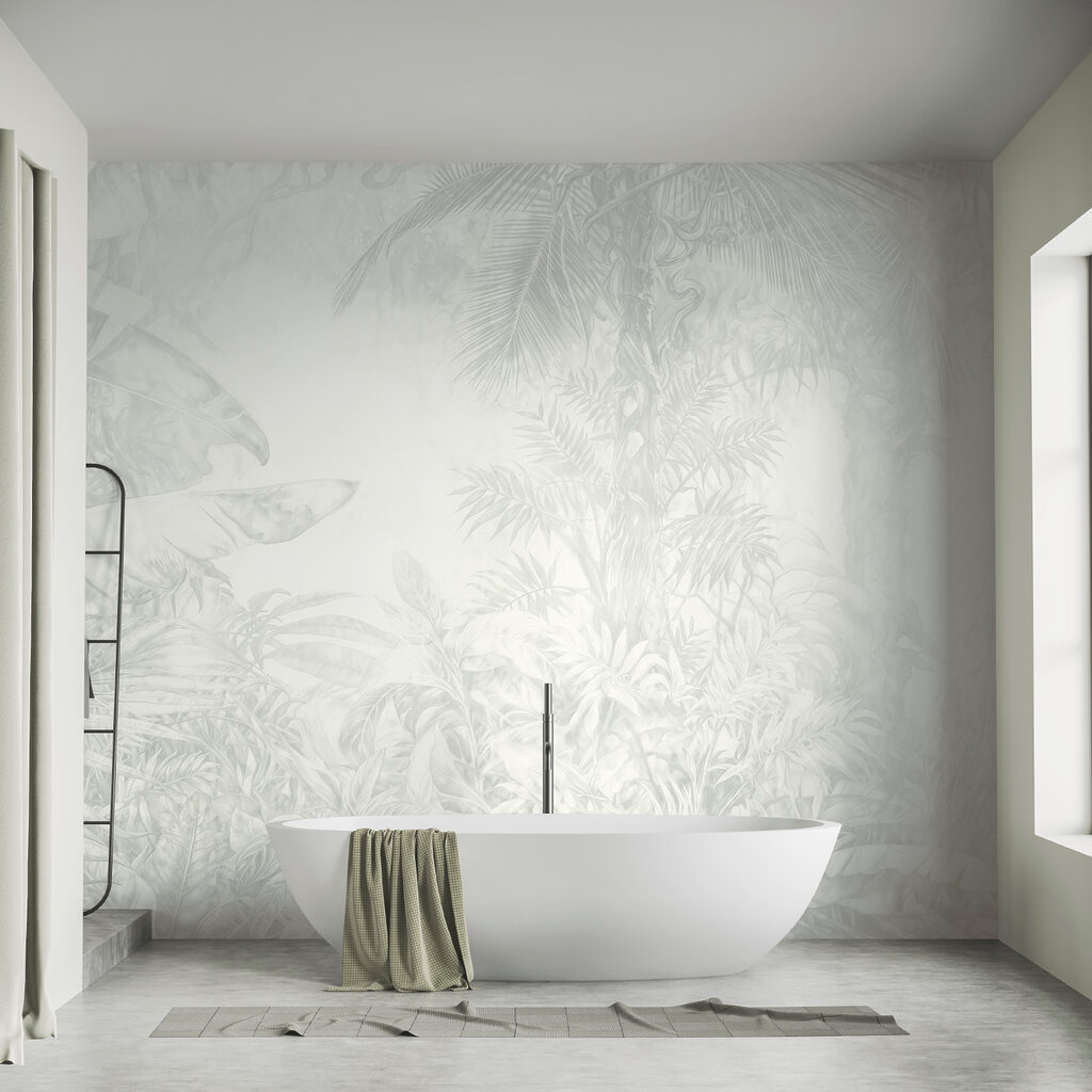 Fondo blanco con plantas Fondo blanco con plantas