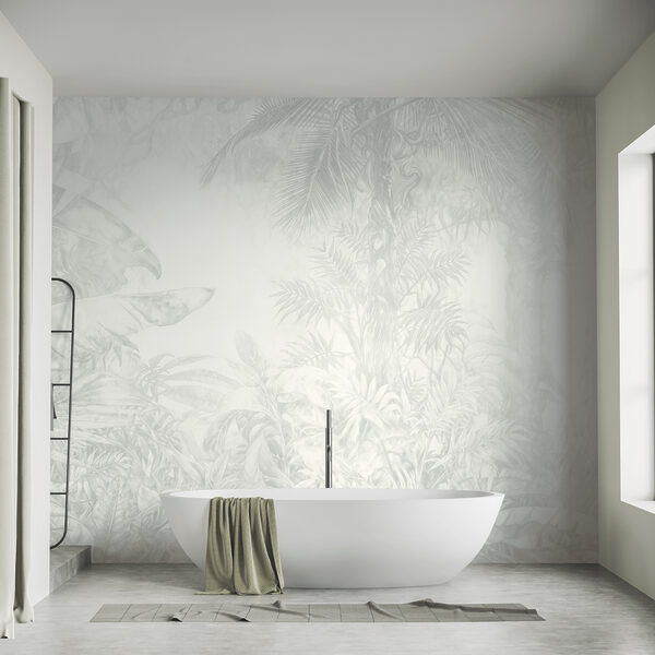 Fondo blanco con plantas Fondo blanco con plantas