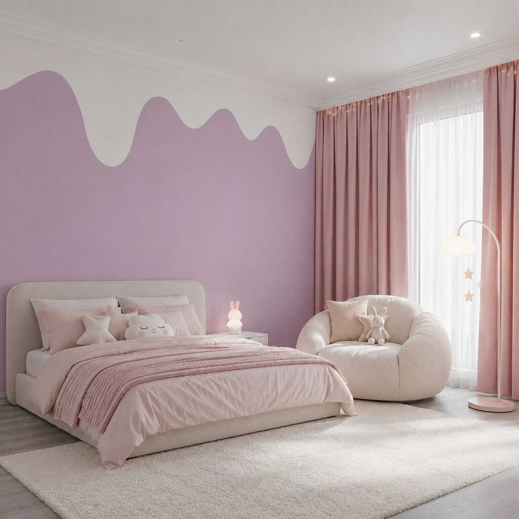 Líquido blanco y morado Líquido blanco y morado