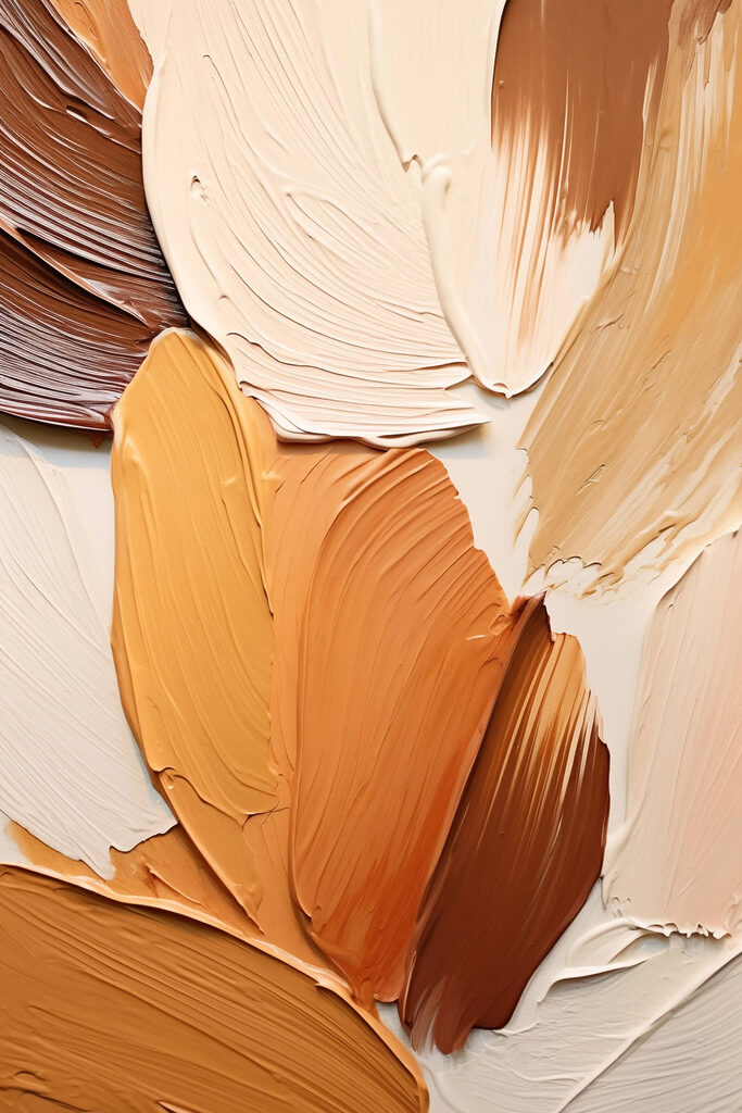 Creative mix of warm hues Creative mix of warm hues