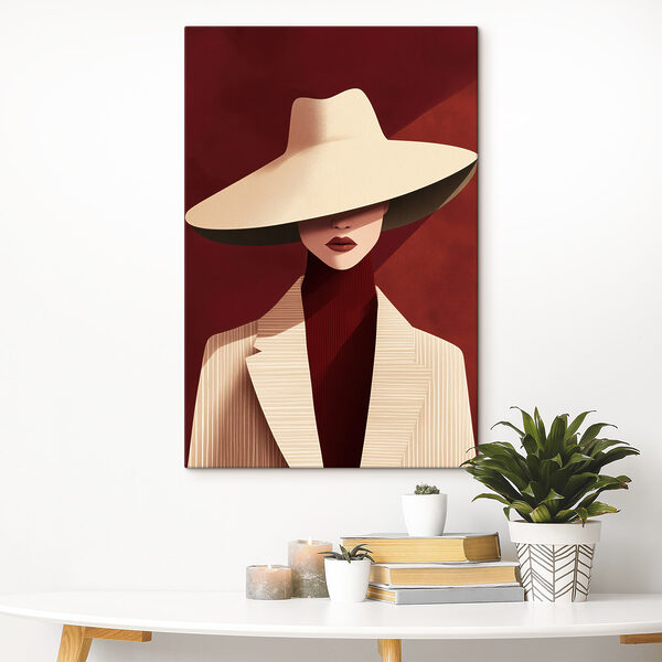 Woman wearing a hat Woman wearing a hat