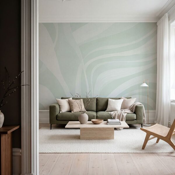 Fondo blanco y verde