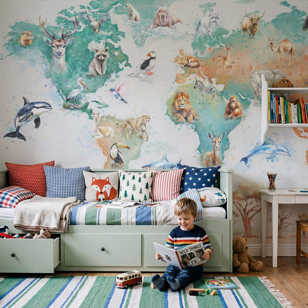 Mapa de animales y aves