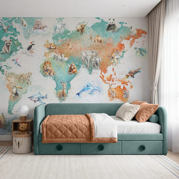Mapa de animales y aves