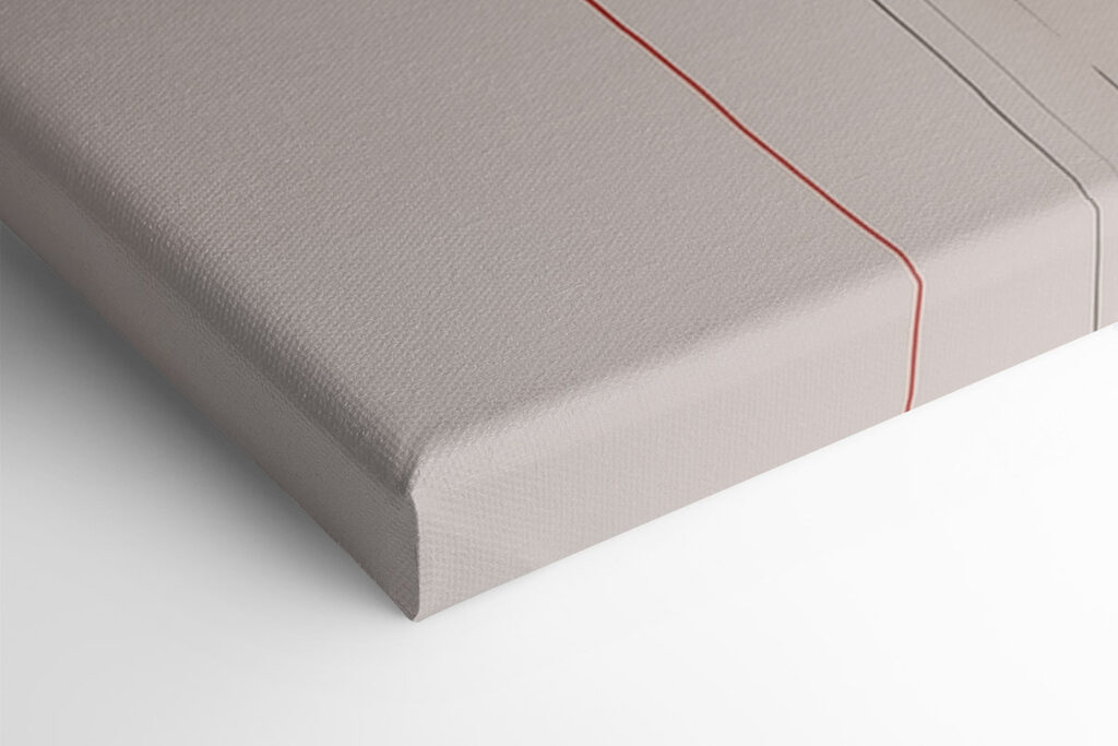 Painting of a woman with red lips and red lipstick Painting of a woman with red lips and red lipstick