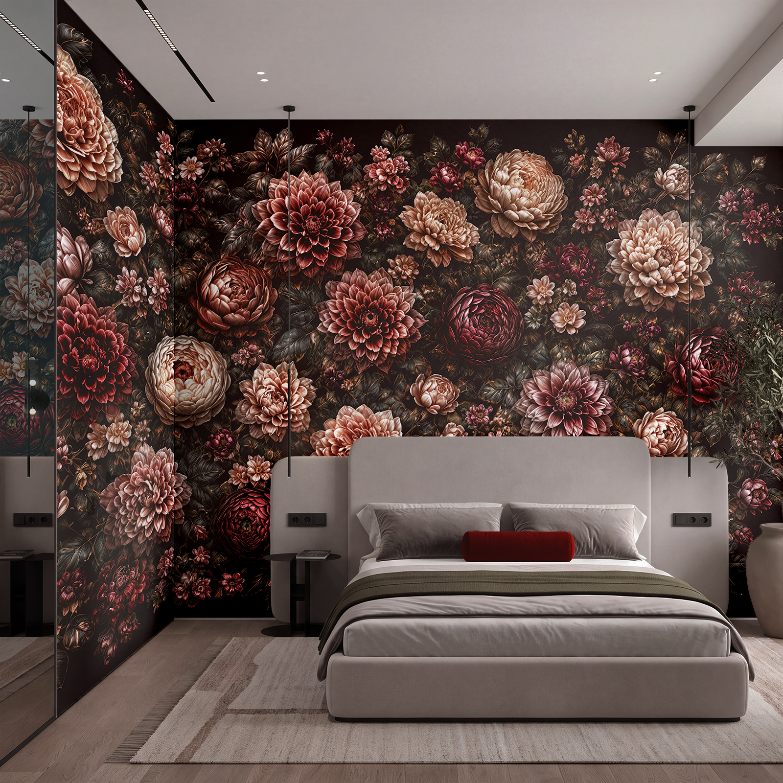 Un jardín lleno de vida con flores en plena floración Un jardín lleno de vida con flores en plena floración