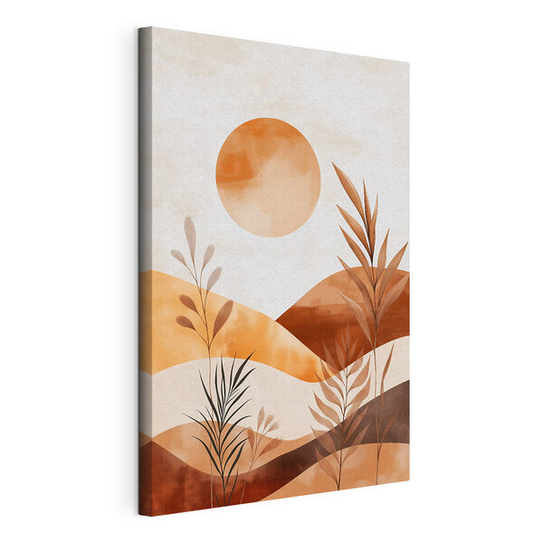 Cuadros Cuadros Cuadro de plantas y el sol (SKU: s50332)