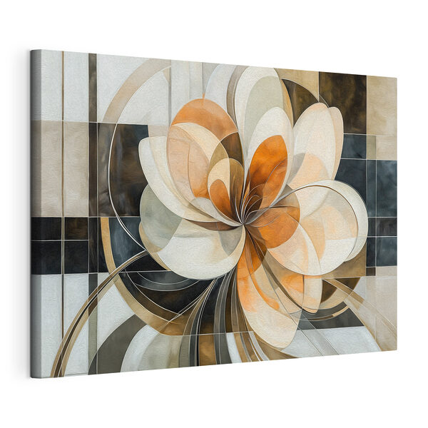 Cuadros Flor abstracta en tonos suaves (SKU: s50347) Cuadros Cuadros Flor abstracta en tonos suaves (SKU: s50347)
