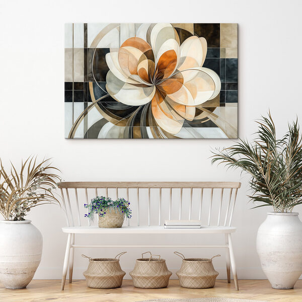 Abstract flower in soft hues Abstract flower in soft hues