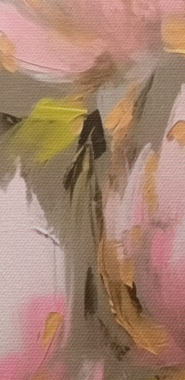 Painting of flowers on a grey background Painting of flowers on a grey background