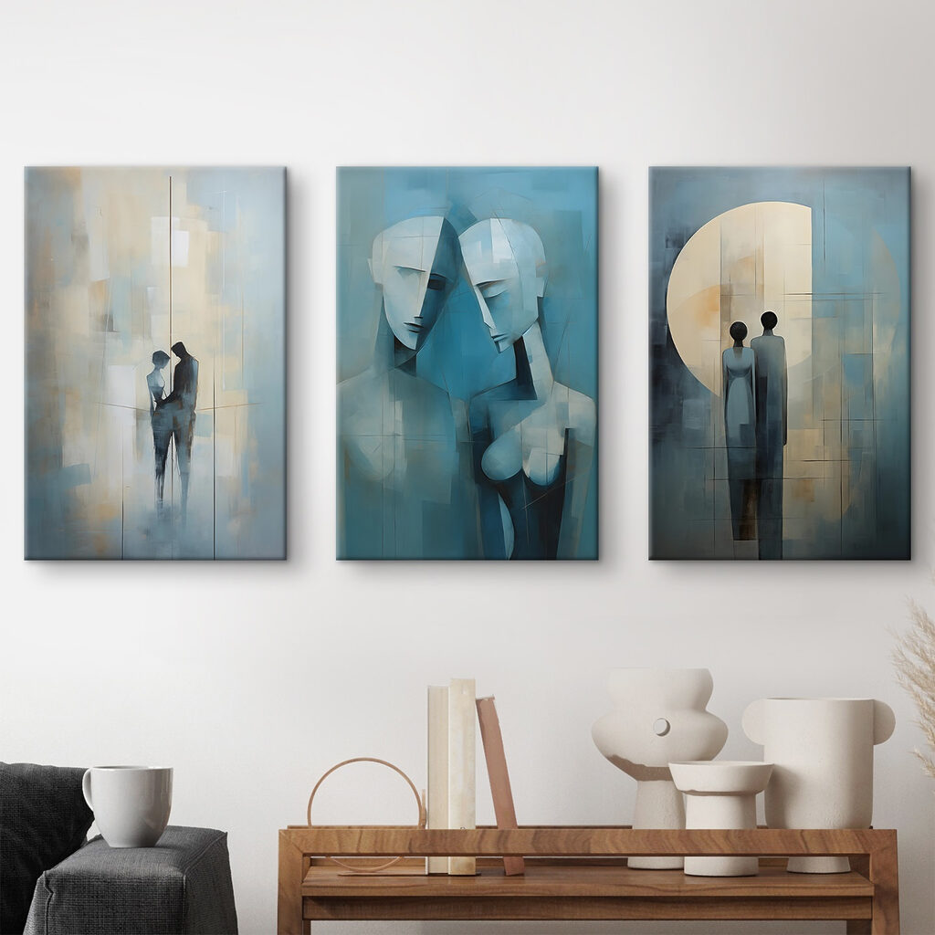 Painting of two people Painting of two people