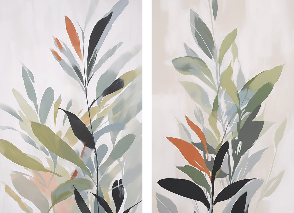 Painting of a plant Painting of a plant