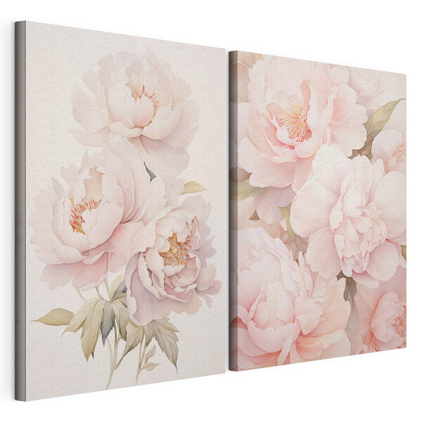 Lámina modular sobre lienzo Delicadas flores en suaves tonos pastel (SKU: m00559) Lámina modular sobre lienzo Lámina modular sobre lienzo Delicadas flores en suaves tonos pastel (SKU: m00559)