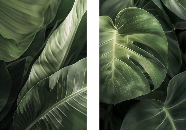 Lush greenery in harmonious patterns Lush greenery in harmonious patterns