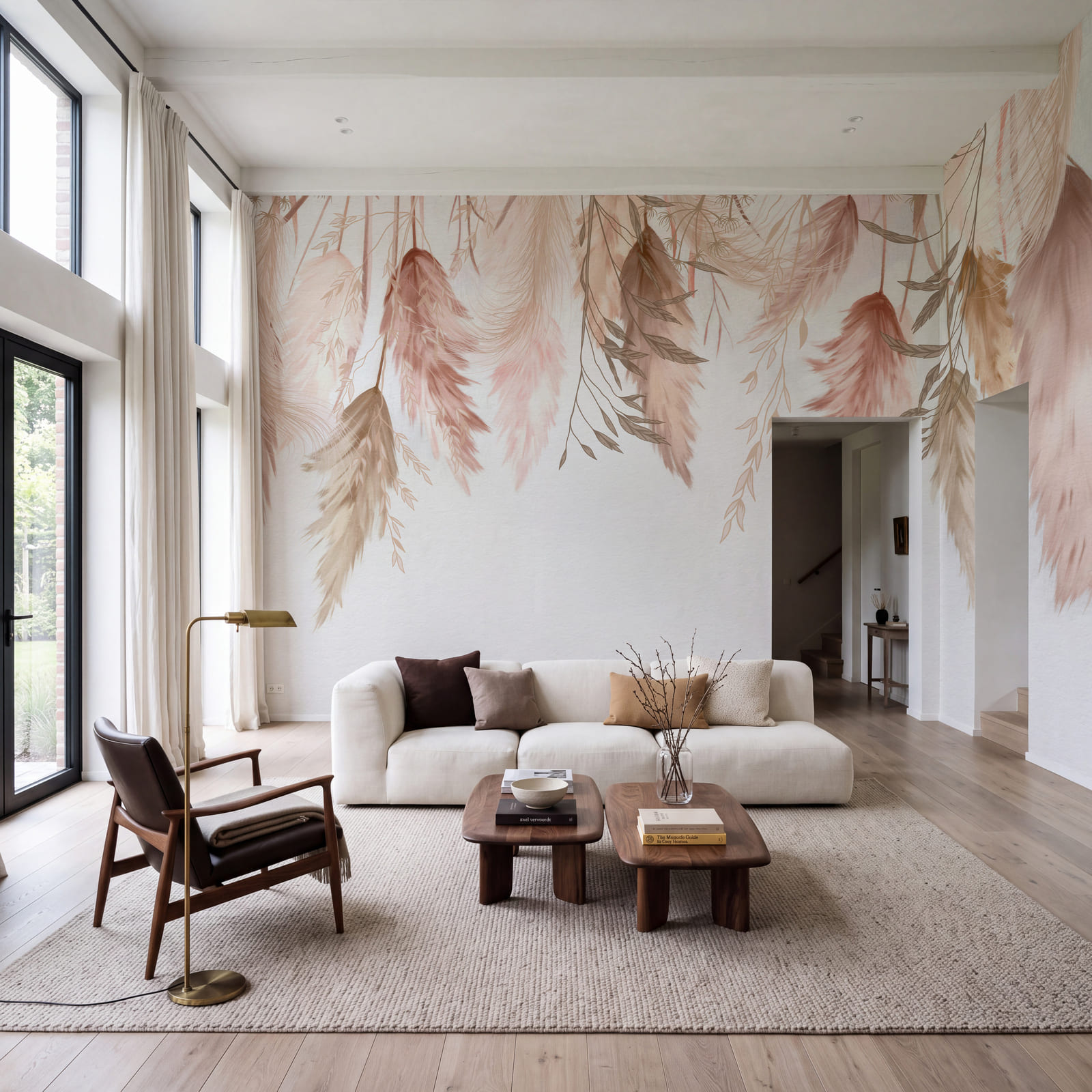 Dibujos suaves y etéreos en tonos pastel