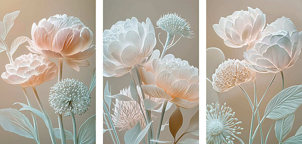 Collage of flowers Collage of flowers
