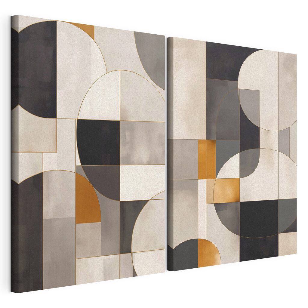 Abstract geometric design in soft tones Abstract geometric design in soft tones