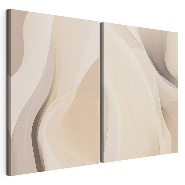 Lámina modular sobre lienzo Curvas suaves en tonos delicados (SKU: m00681) Lámina modular sobre lienzo Lámina modular sobre lienzo Curvas suaves en tonos delicados (SKU: m00681)