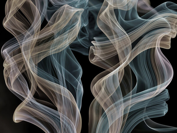 Graceful swirls of floating colors Graceful swirls of floating colors