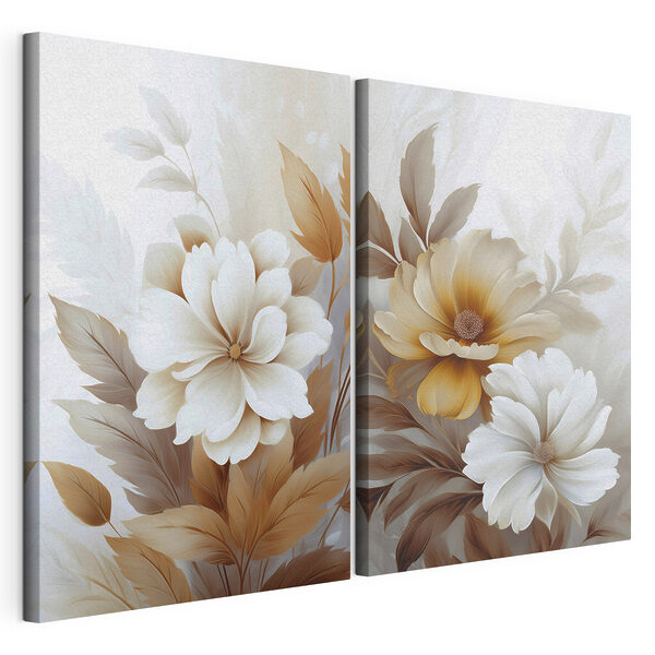Lámina modular sobre lienzo Elegancia floral delicada en tonos suaves (SKU: m00712) Lámina modular sobre lienzo Lámina modular sobre lienzo Elegancia floral delicada en tonos suaves (SKU: m00712)