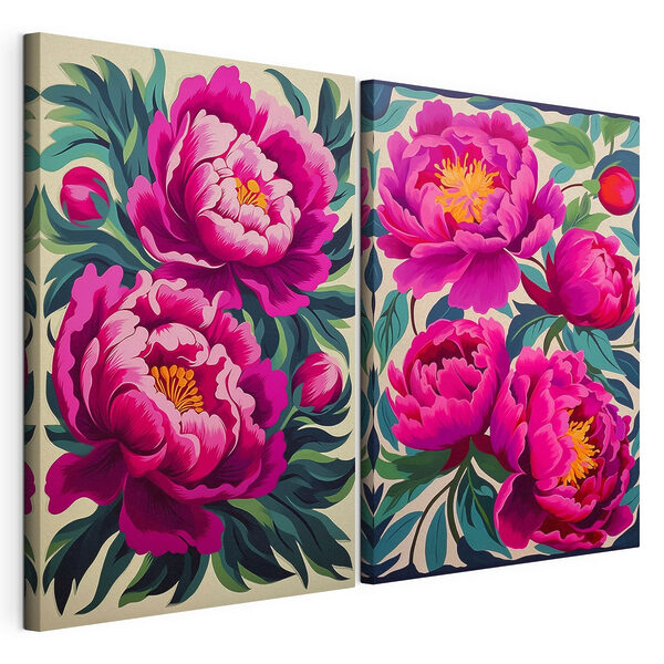 Lámina modular sobre lienzo Flores de vivos colores en todo su esplendor (SKU: m00727) Lámina modular sobre lienzo Lámina modular sobre lienzo Flores de vivos colores en todo su esplendor (SKU: m00727)