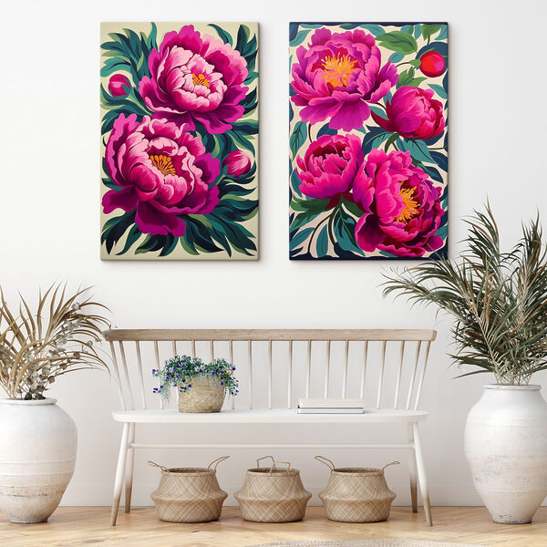 Vibrant blooms in full display Vibrant blooms in full display