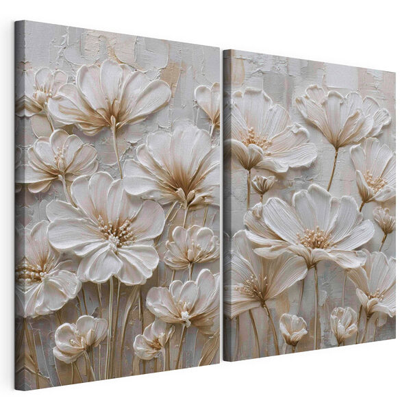Lámina modular sobre lienzo Flores delicadas en tonos suaves (SKU: m00701) Lámina modular sobre lienzo Lámina modular sobre lienzo Flores delicadas en tonos suaves (SKU: m00701)