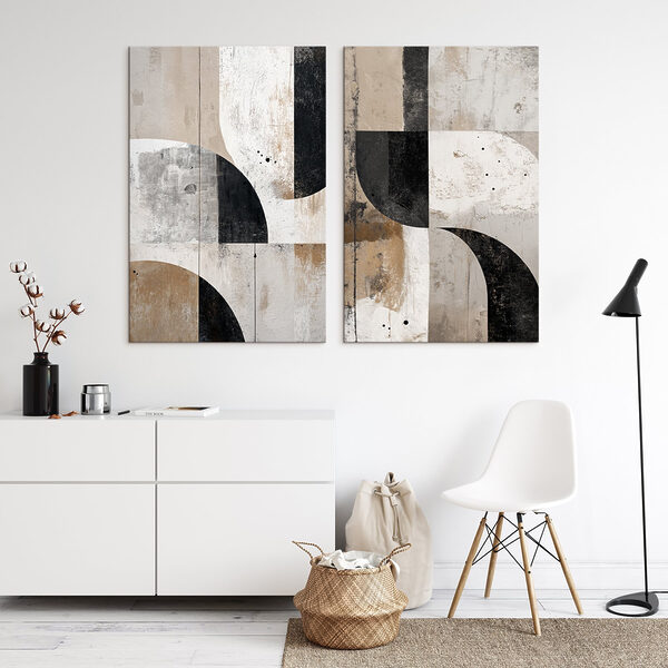 Pair of art pieces Pair of art pieces