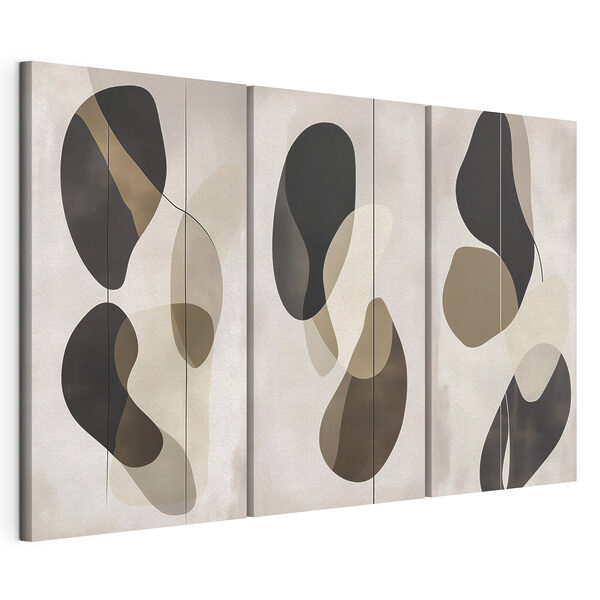 Lámina modular sobre lienzo Formas abstractas en tonos neutros (SKU: m00777) Lámina modular sobre lienzo Lámina modular sobre lienzo Formas abstractas en tonos neutros (SKU: m00777)