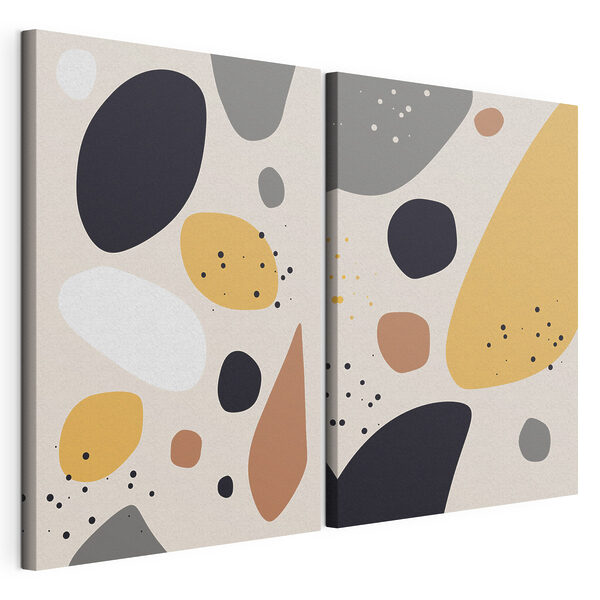 Lámina modular sobre lienzo Formas abstractas en colores relajantes (SKU: m00795) Lámina modular sobre lienzo Lámina modular sobre lienzo Formas abstractas en colores relajantes (SKU: m00795)