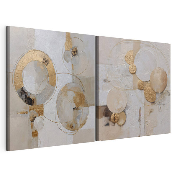 Lámina modular sobre lienzo Formas abstractas en tonos suaves (SKU: m00741) Lámina modular sobre lienzo Lámina modular sobre lienzo Formas abstractas en tonos suaves (SKU: m00741)