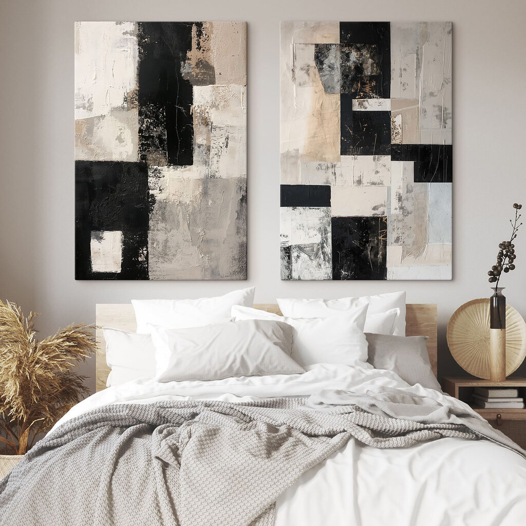 Collage of black and white art Collage of black and white art