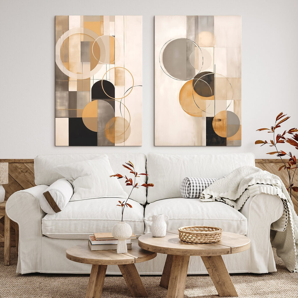Pair of art pieces Pair of art pieces