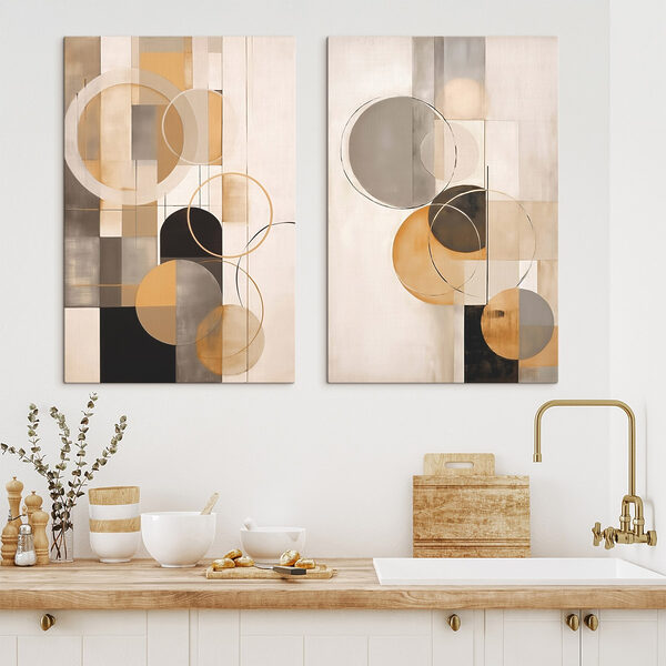 Pair of art pieces Pair of art pieces