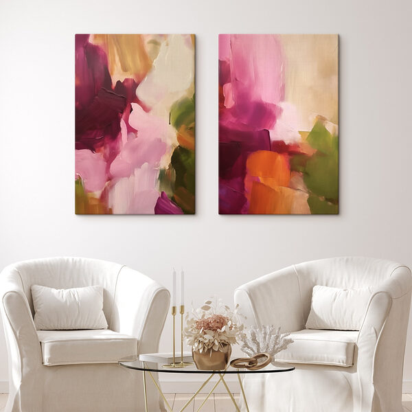 - Vibrant colors in abstract harmony - Vibrant colors in abstract harmony