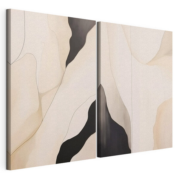 Lámina modular sobre lienzo Las formas abstractas se funden en armonía (SKU: m00943) Lámina modular sobre lienzo Lámina modular sobre lienzo Las formas abstractas se funden en armonía (SKU: m00943)