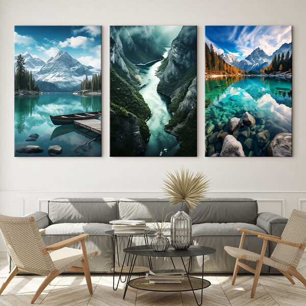 Collage of different landscapes Collage of different landscapes