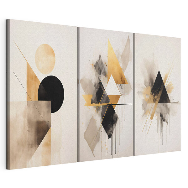 Conjunto de obras de arte Lámina modular sobre lienzo Conjunto de obras de arte