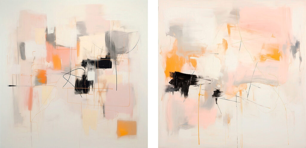 Painting of different colors Painting of different colors