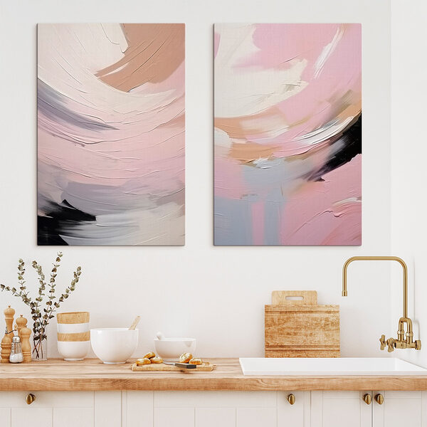 Soft hues blending in harmony Soft hues blending in harmony