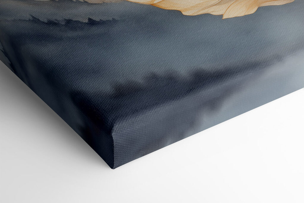 Autumn leaves against serene background Autumn leaves against serene background