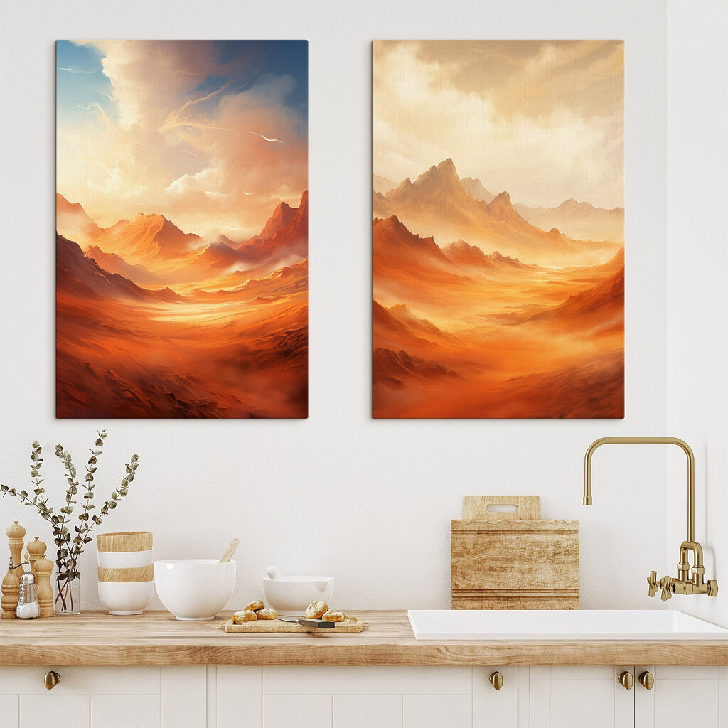 Screenshot of a painting of a desert landscape