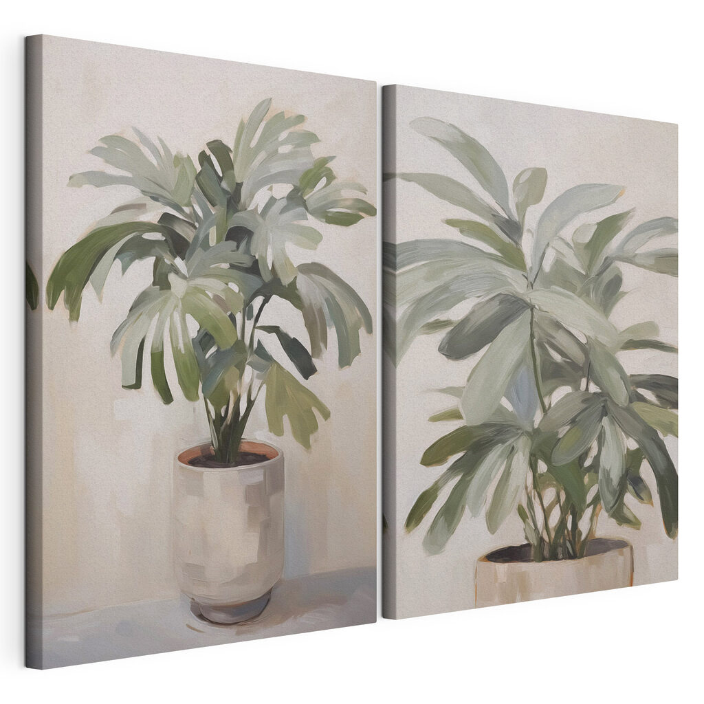 Painting of a plant in a pot