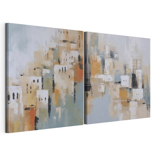 Lámina modular sobre lienzo Cuadro de una ciudad (SKU: m01162) Lámina modular sobre lienzo Lámina modular sobre lienzo Cuadro de una ciudad (SKU: m01162)