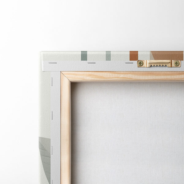 - Nature-inspired geometric artwork display
