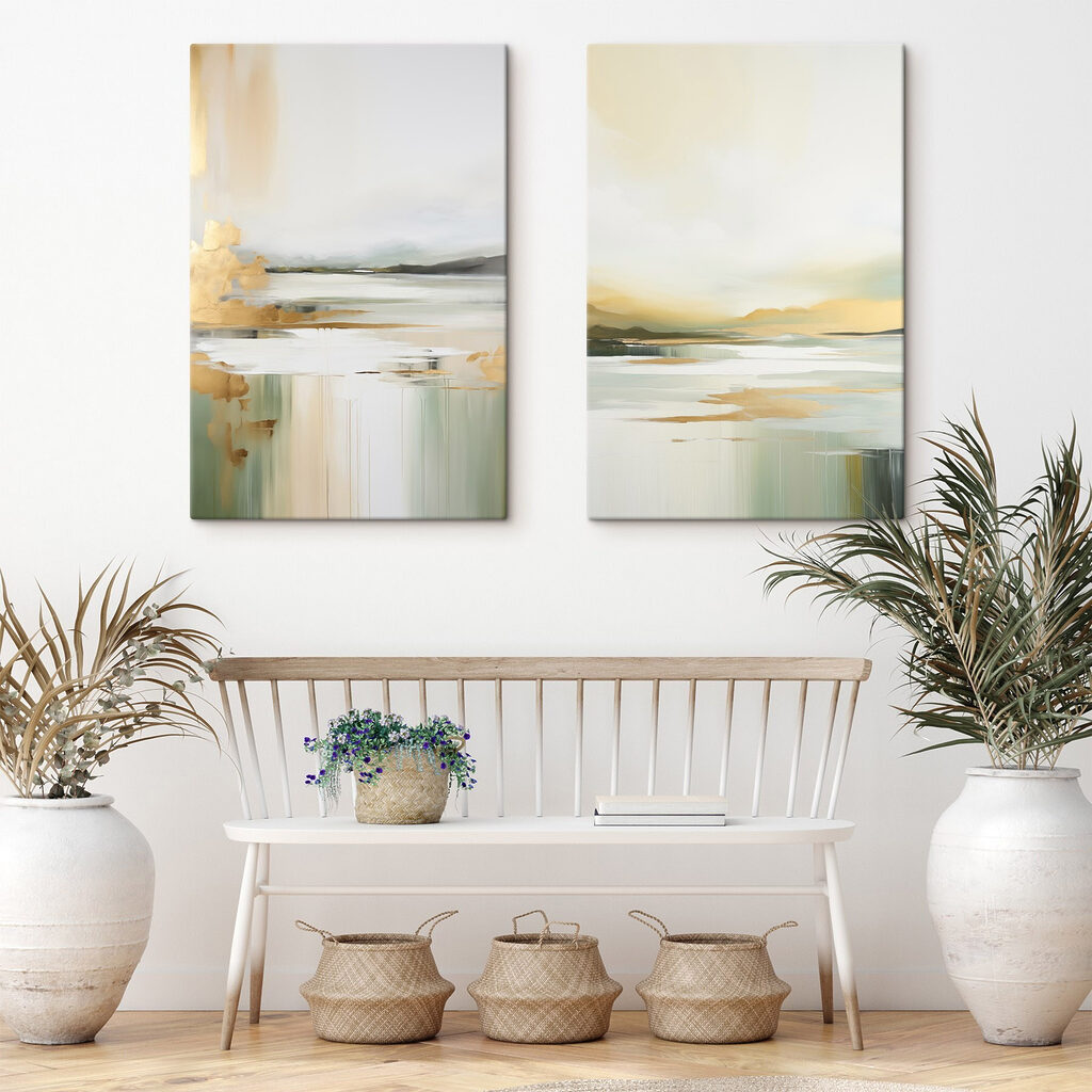Painting of a landscape Painting of a landscape