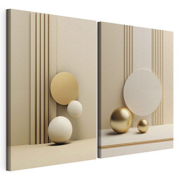 Dynamic shapes in neutral tones Dynamic shapes in neutral tones