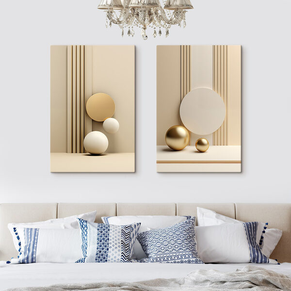 Dynamic shapes in neutral tones Dynamic shapes in neutral tones
