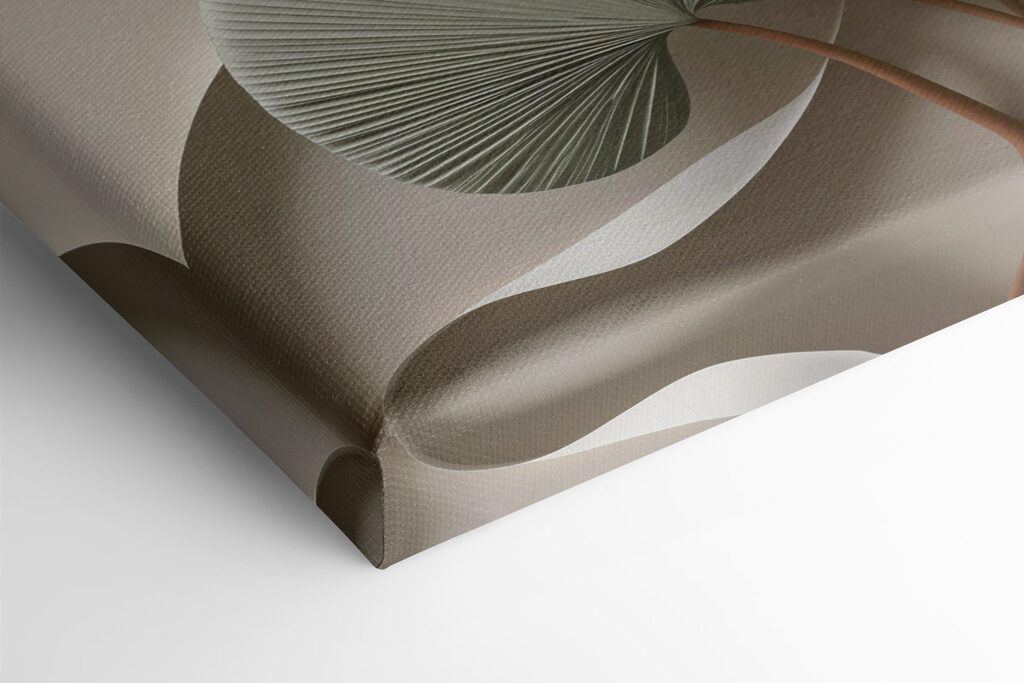 Elegant paper leaves in soft tones Elegant paper leaves in soft tones